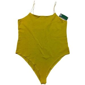 NWT Wild Fable Womens Size Medium Green Bodysuit